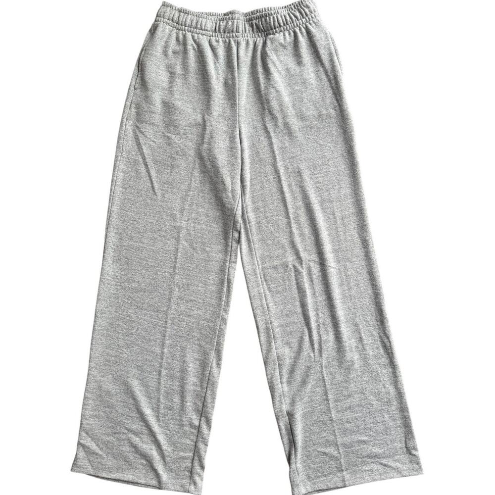 Zenana Gray Sweatpants Medium Lounge Pants Stretch Waist Comfy Pockets